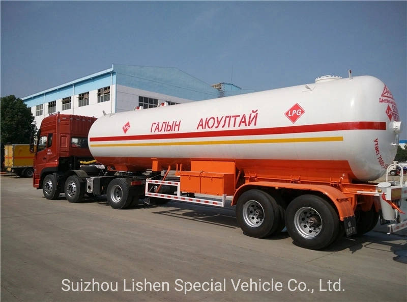 2 Axles 40000L Gas LPG Tank Semi Trailer