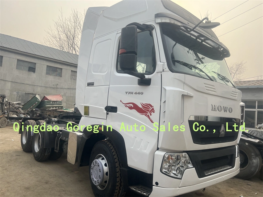 Top Quality Used China Sinotruk HOWO 2018 A7 CNG 420HP 6X4 10 Tires Tractor Truck Trailer for Sale