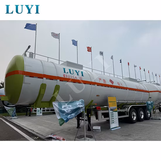 3-осный 49600L 25t 25tons автоцистерна для пропана 25tonnes полуприцеп-цистерна для сжиженного нефтяного газа для Ганы