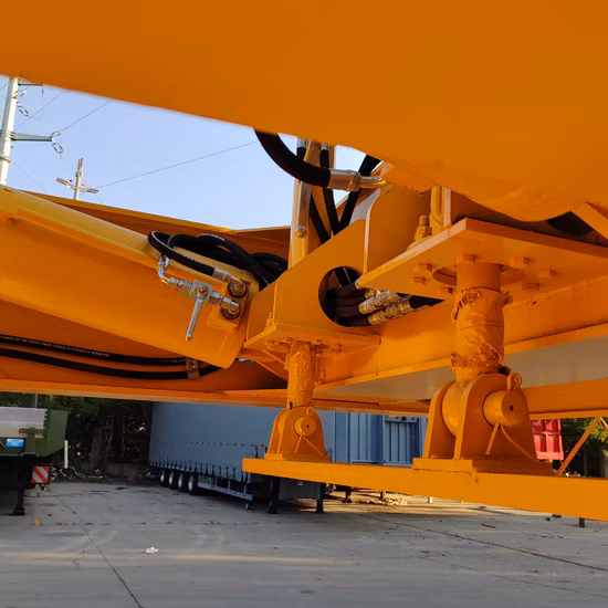 100-тонный тяжелый контейнерный экскаватор-экскаватор с полуприцепом